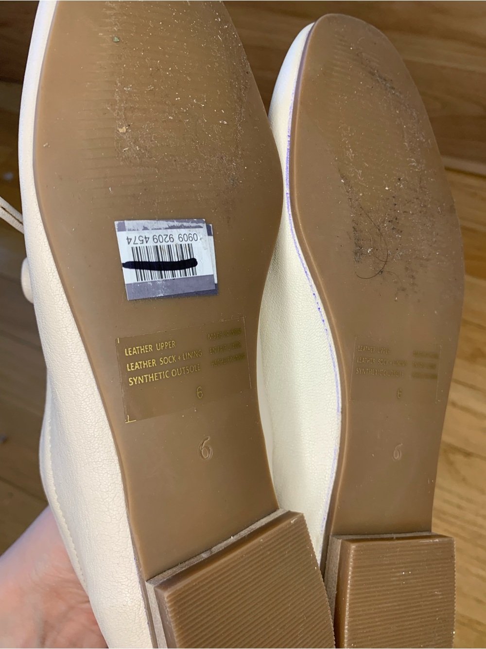 Seychelles Women's White Leather Tie-Front Flats - Picture 10 of 12